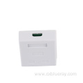 Cat5e utp Dual port rj45 surface mount box